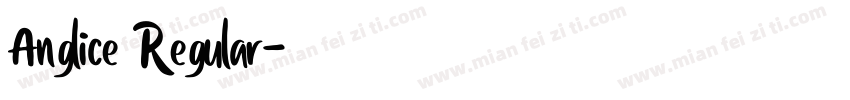 Anglice Regular字体转换